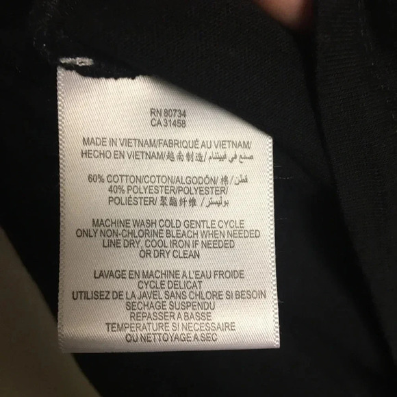 BCBGeneration black semi sheer XS top would fit up - Picture 7 of 8